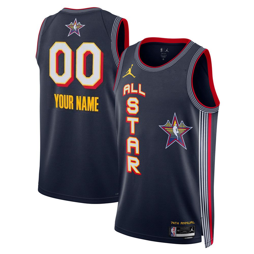 Jordan Brand Unisex Navy 2025 NBA All-Star Game Swingman Custom Jersey-Pro Kit Vault | Brand New 26/27 Sports Jerseys
